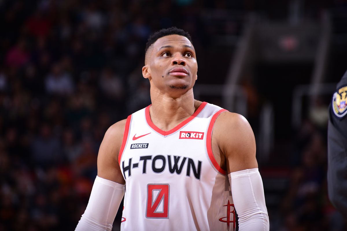 Westbrook in azione coi Rockets