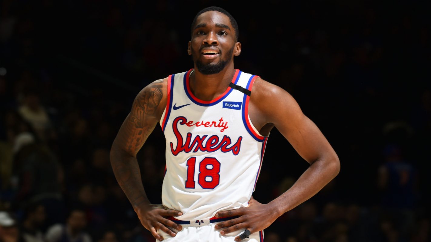 Milton in azione coi Sixers