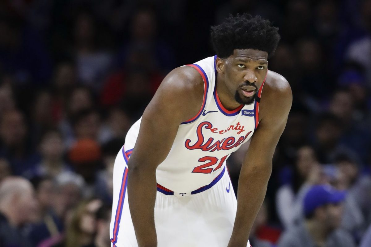 Joel Embiid in maglia Sixers