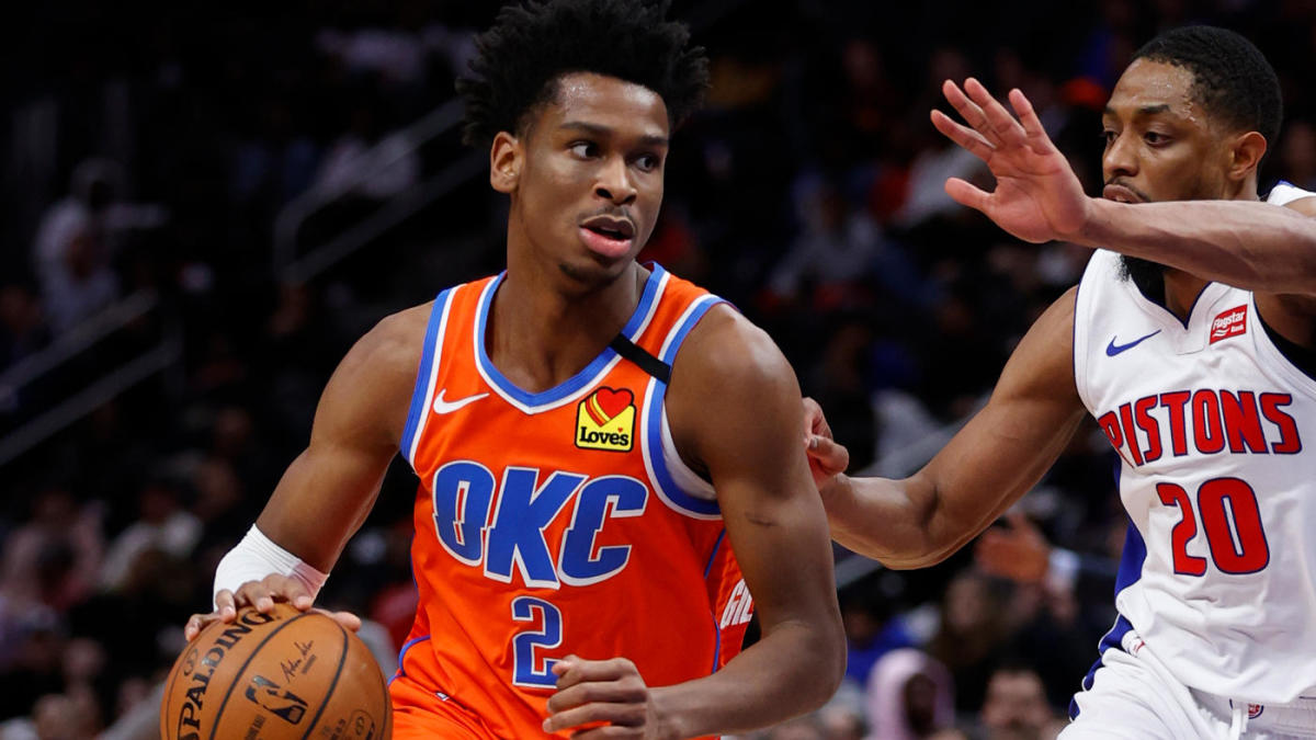 Shai Gilgeous Alexander in palleggio