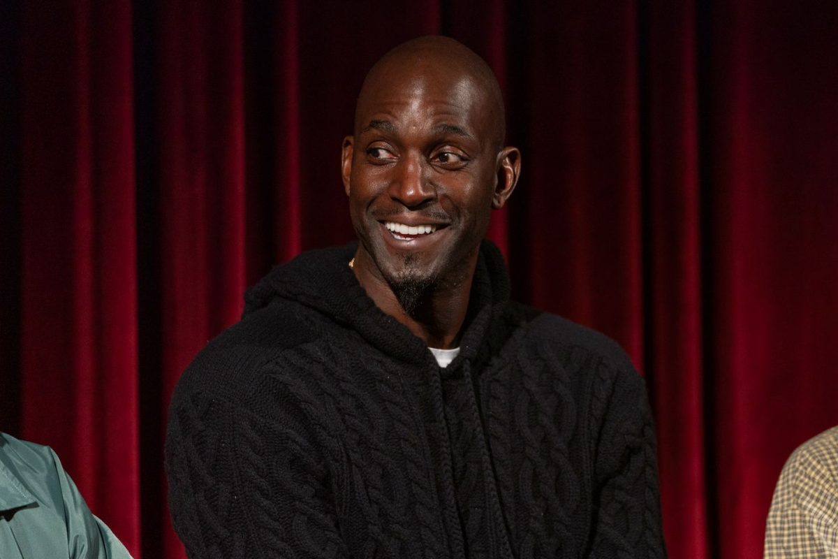 Kevin Garnett ad una cerimonia NBA