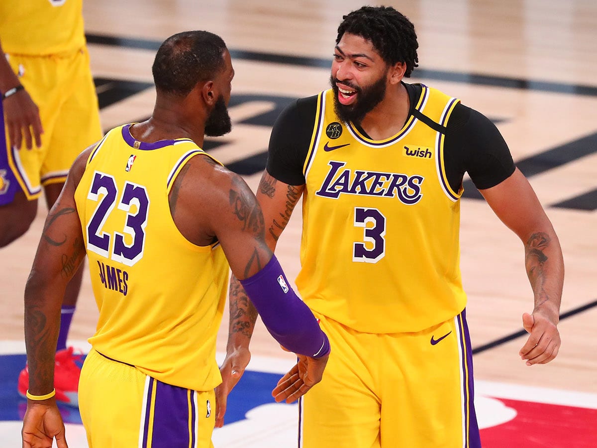 LeBron James and Anthony Davis
