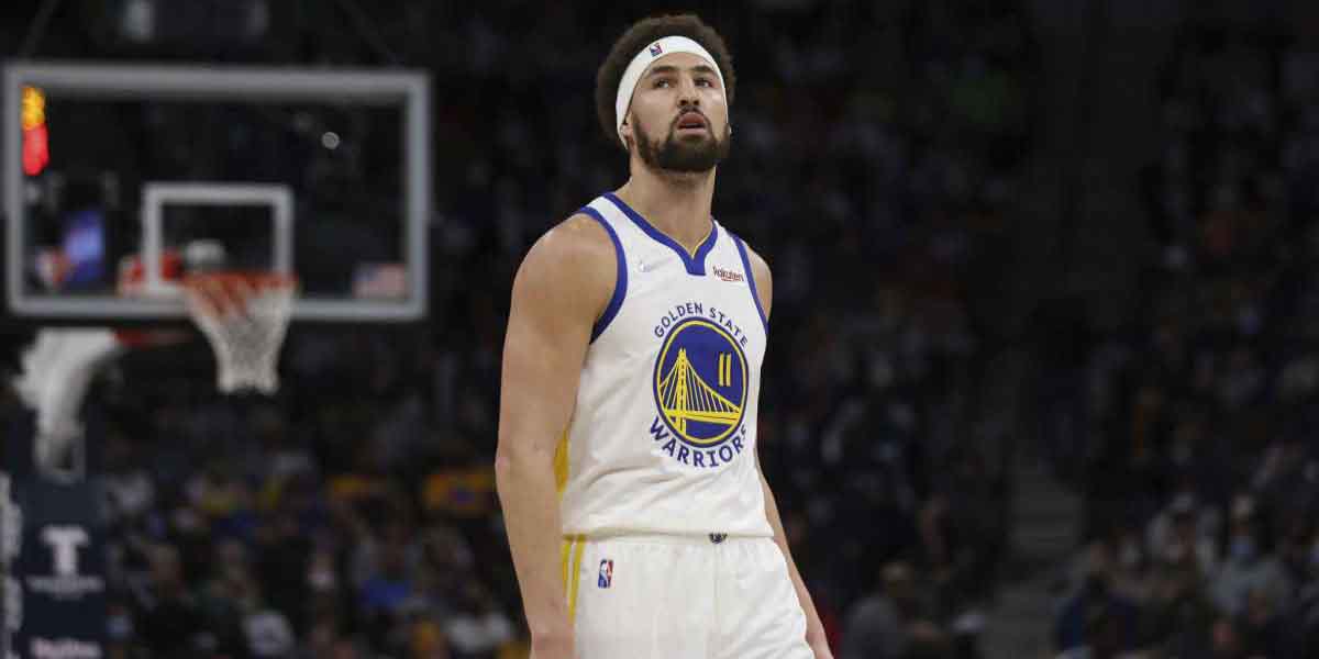 Klay Thompson contro i Minnesota Timberwolves