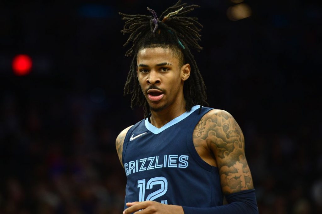 Ja Morant in maglia Grizzlies
