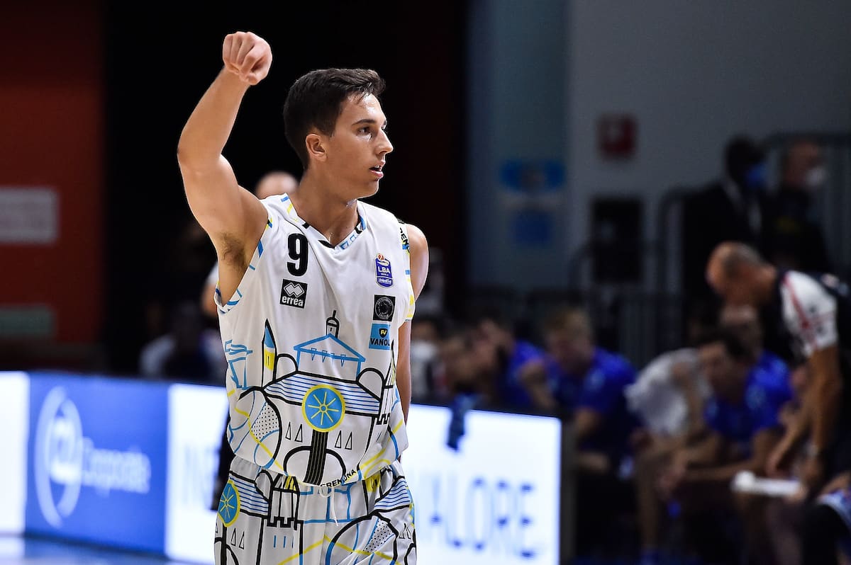 Matteo Spagnolo in maglia Vanoli Cremona
