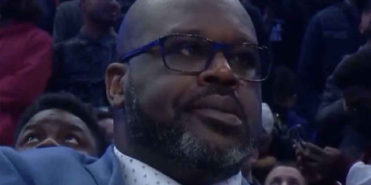 L'espressione di disappunto e delusione di Shaquille O'Neal dopo lo Slam Dunk Contest
