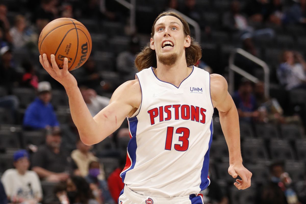 Kelly Olynyk in maglia Pistons