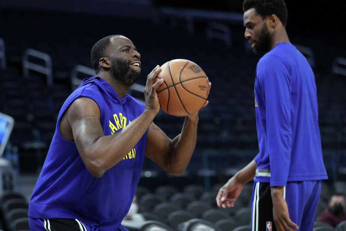 Draymond Green in allenamento con i Warriors