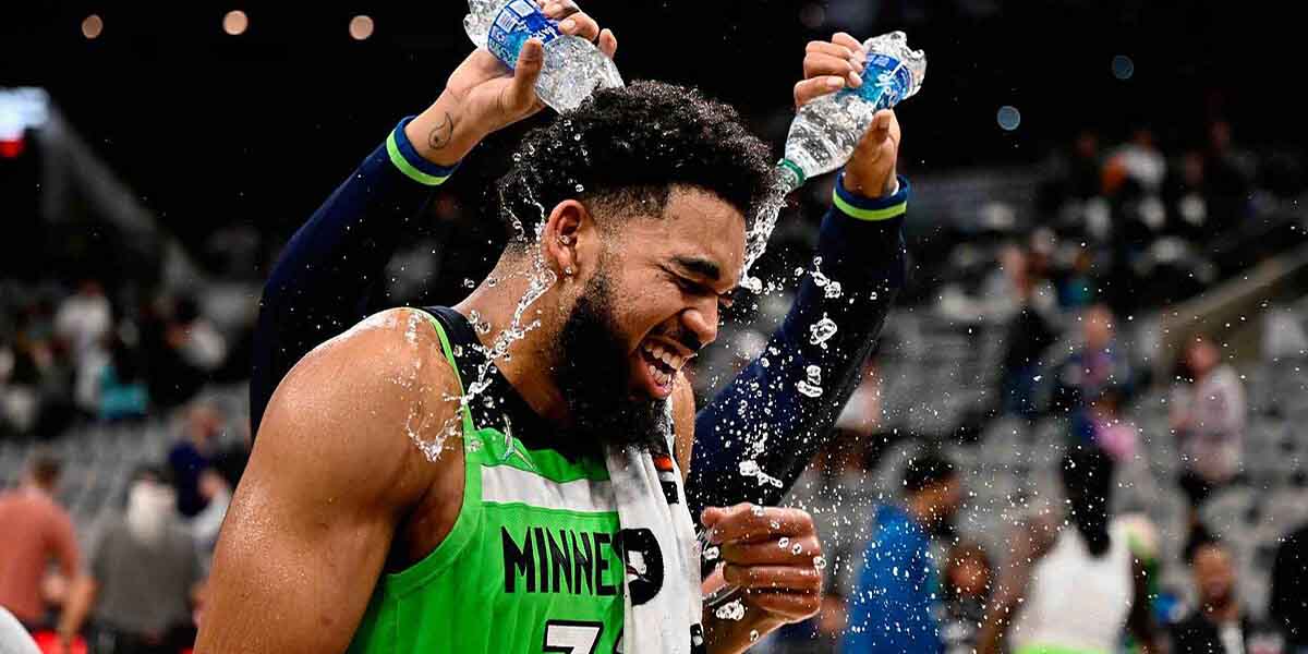 Karl-Anthony Towns dopo i 60 punti segnati contro i San Antonio Spurs