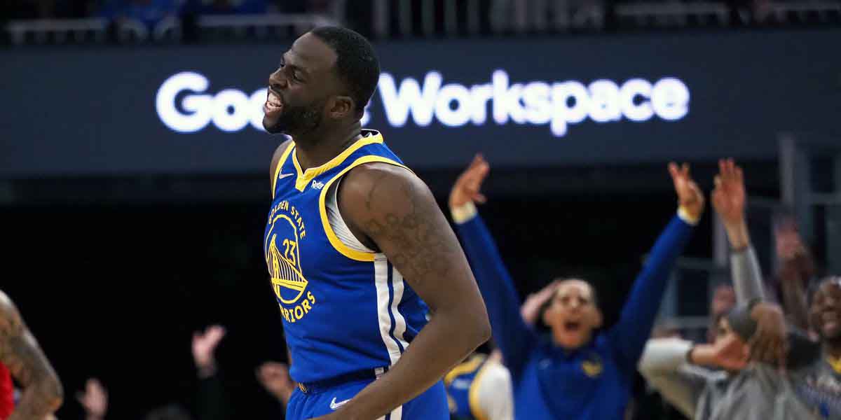 Draymond Green esulta