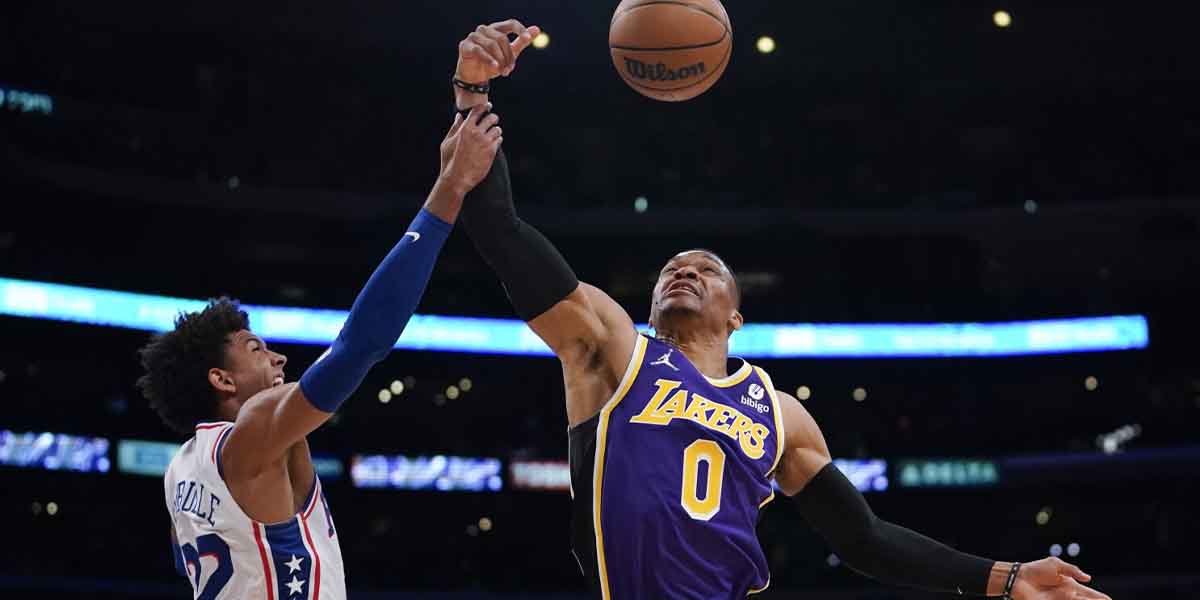 Russell Westbrook contro Matisse Thybulle