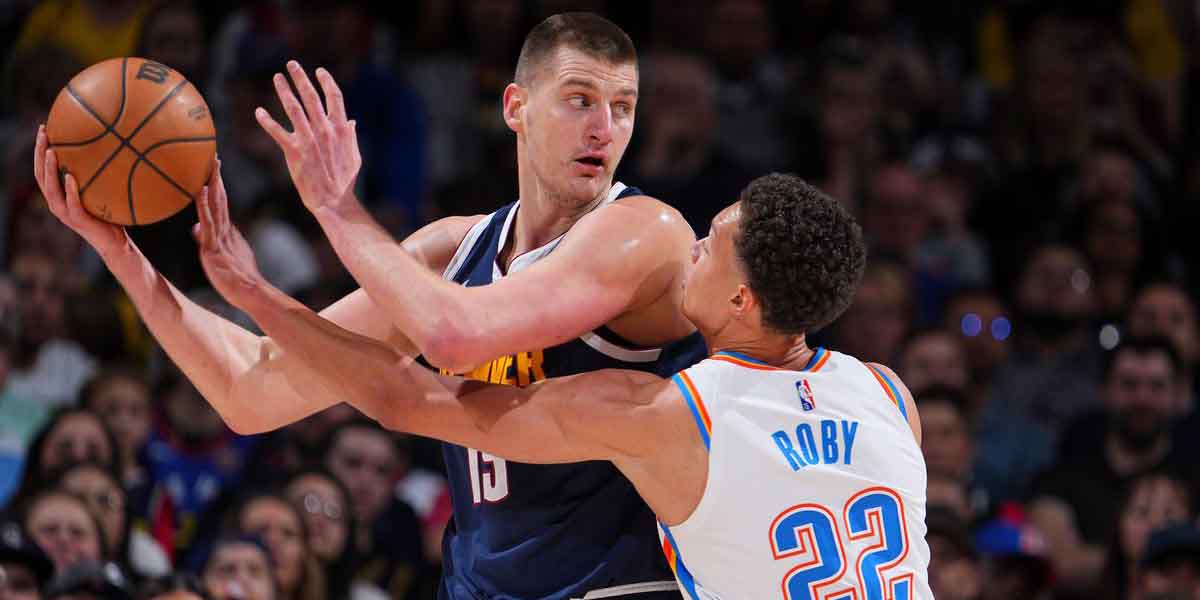 Nikola Jokic contro i Thunder