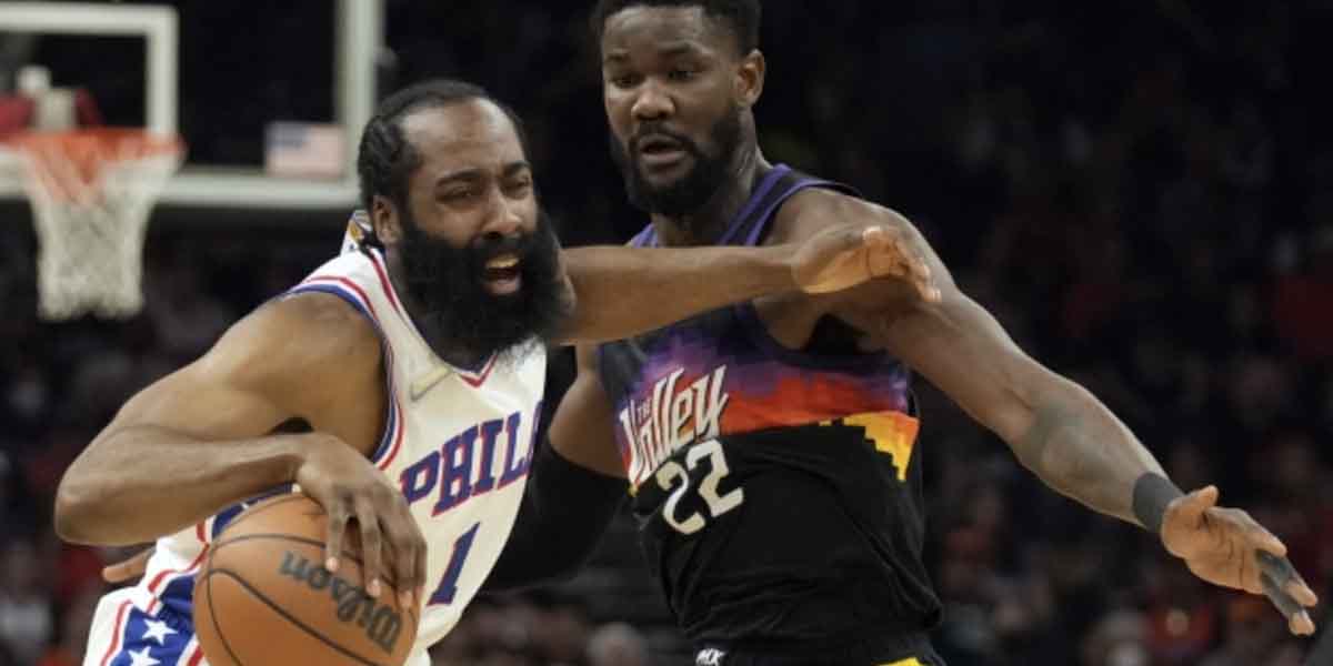 James Harden contro Deandre Ayton