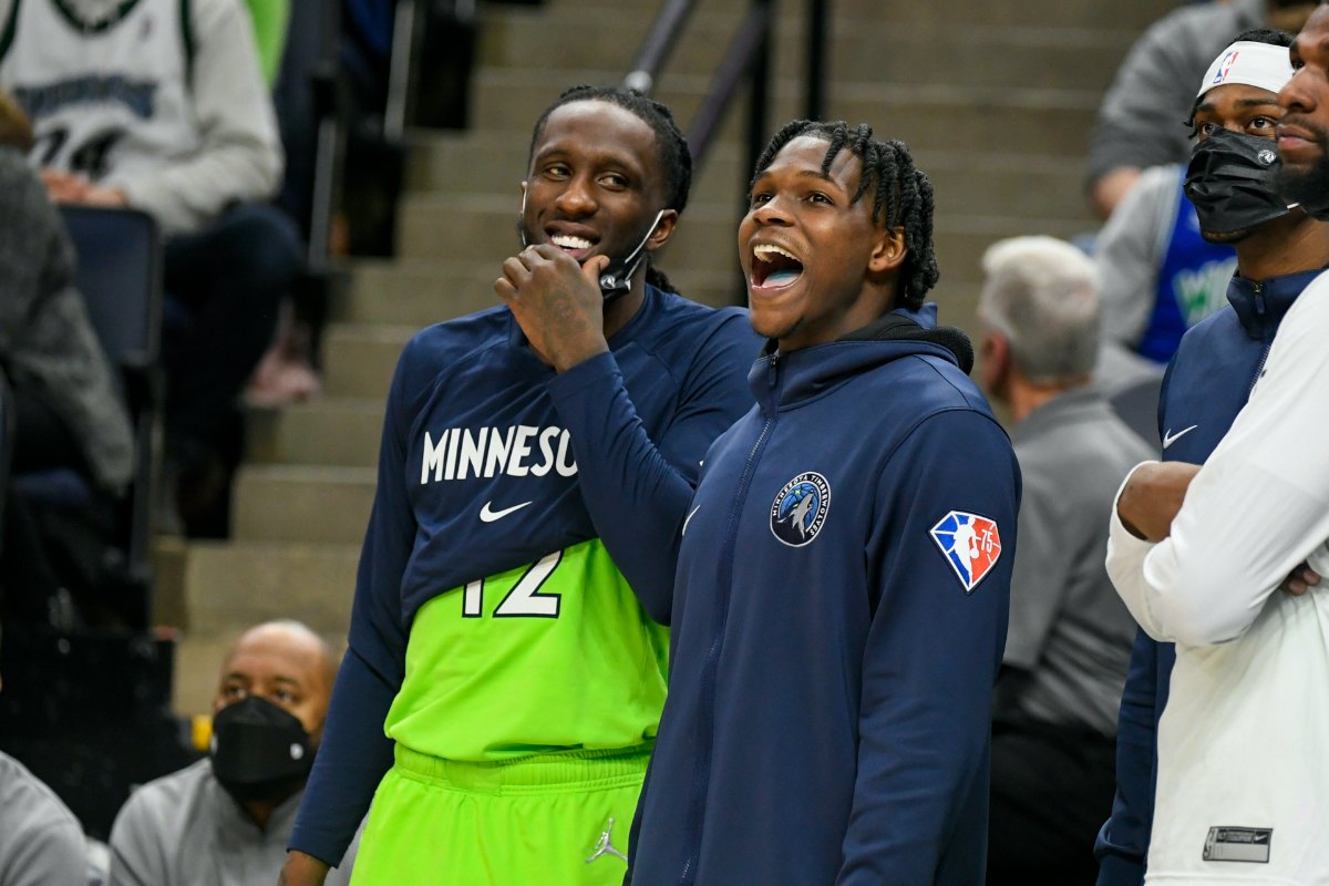 Taurean Prince e Anthony Edwards in maglia T'Wolves