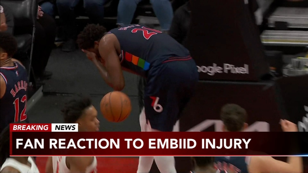 Infortunio all'occhio per Joel Embiid
