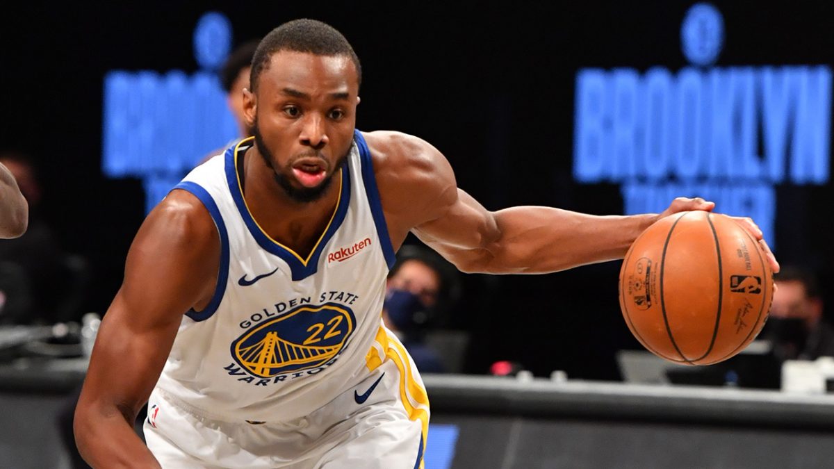 Andrew Wiggins in maglia Warriors
