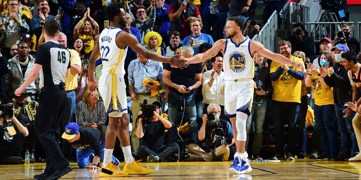 Stephen Curry e Andrew Wiggins