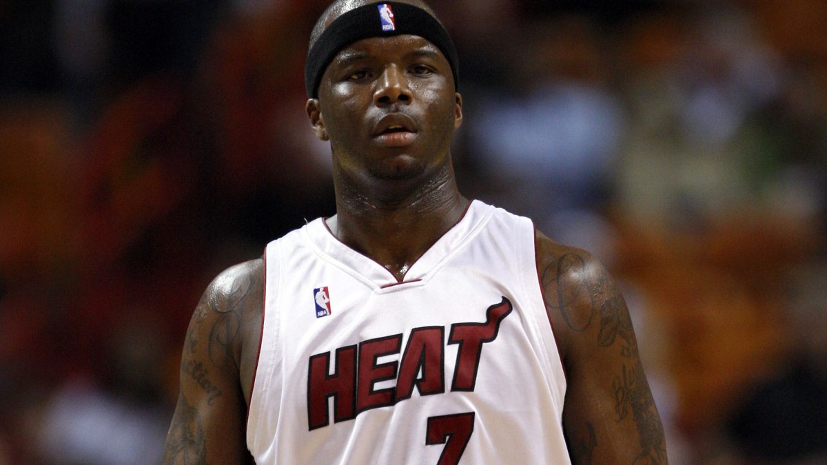Jermaine O'Neal in maglia Heat