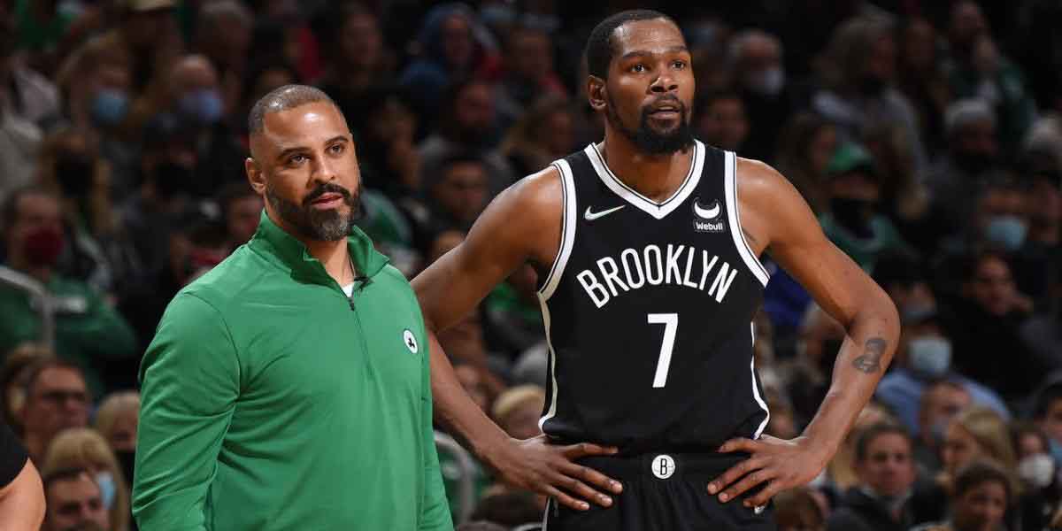 Ime Udoka con Kevin Durant