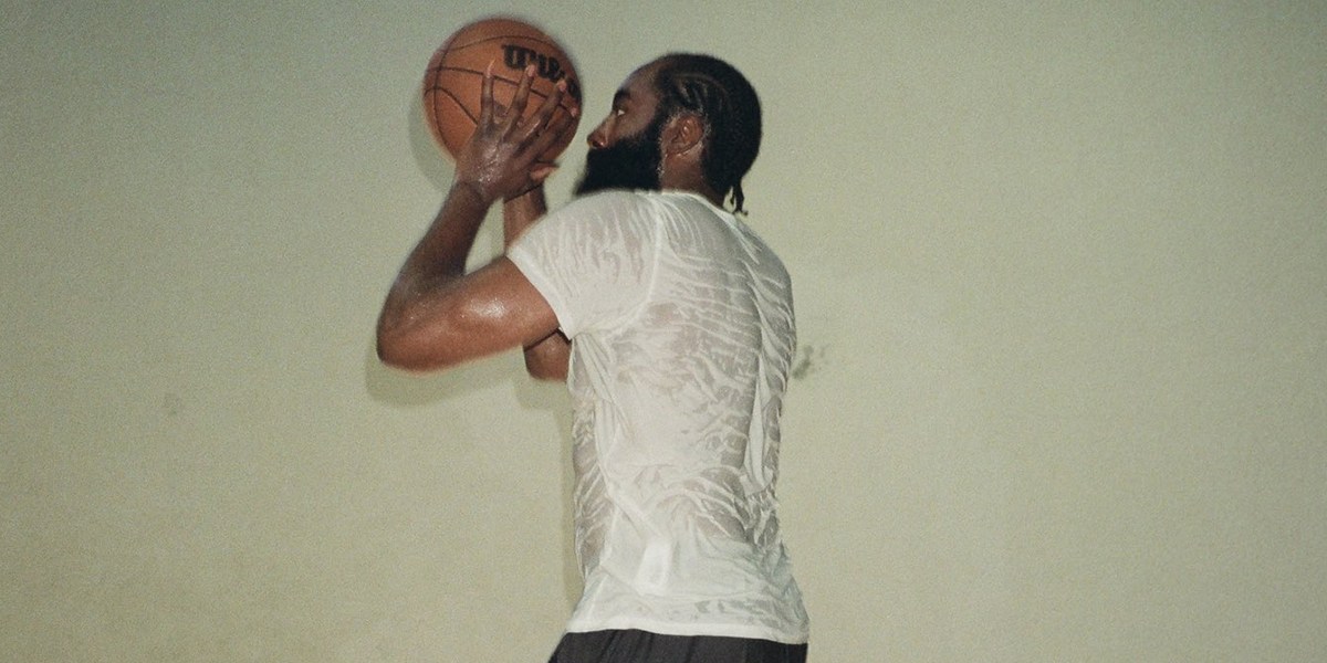 James Harden in allenamento
