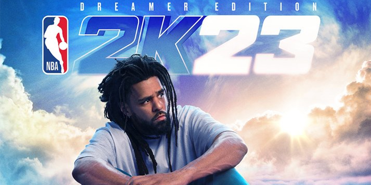 J Cole sulla copertina di NBA 2k23 Dreamer Edition