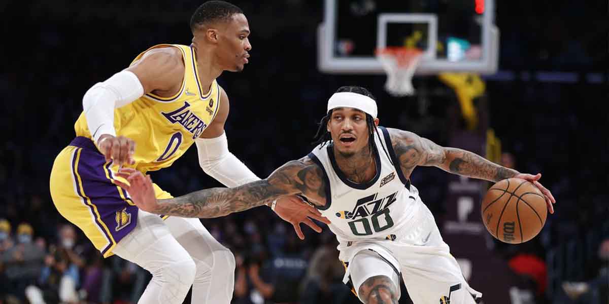 Jordan Clarkson contro Russell Westbrook