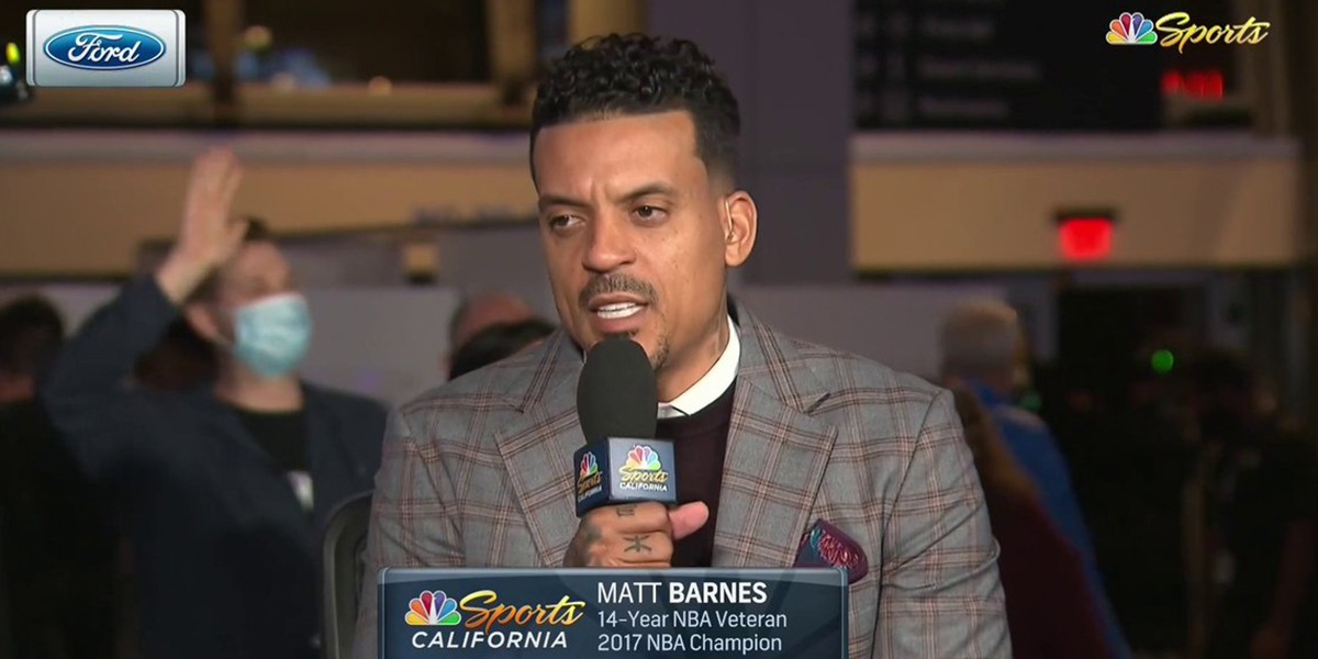 Matt Barnes durante un'intevista