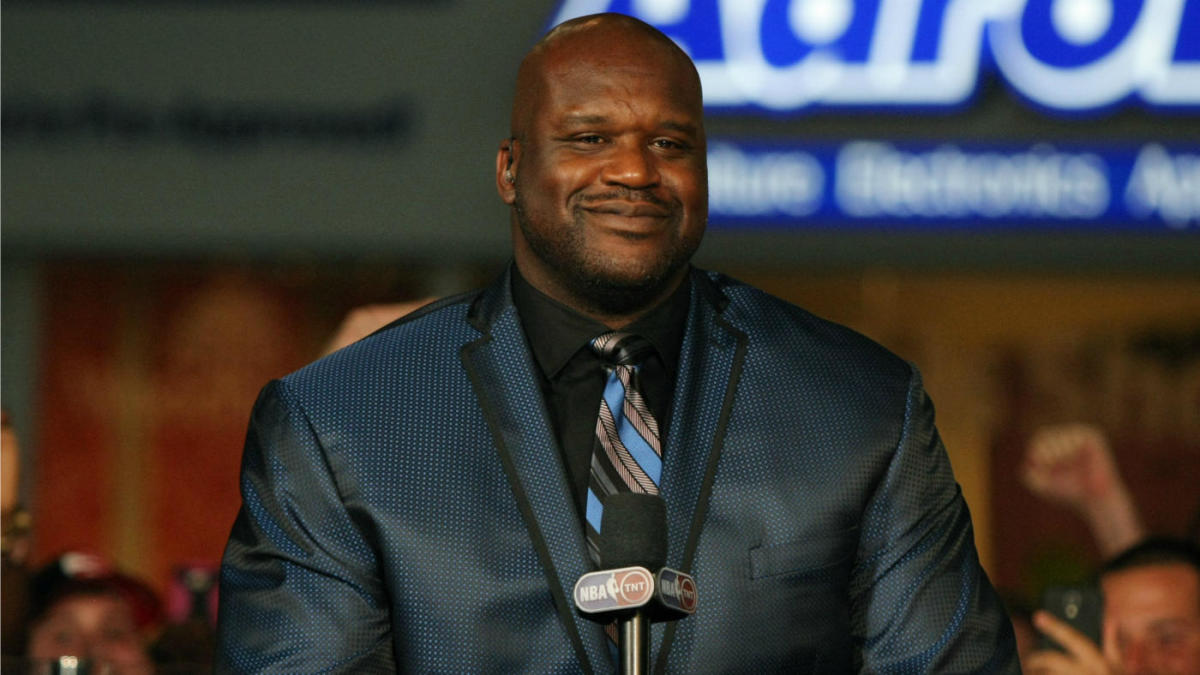 Shaquille O'Neal durante un'intervista