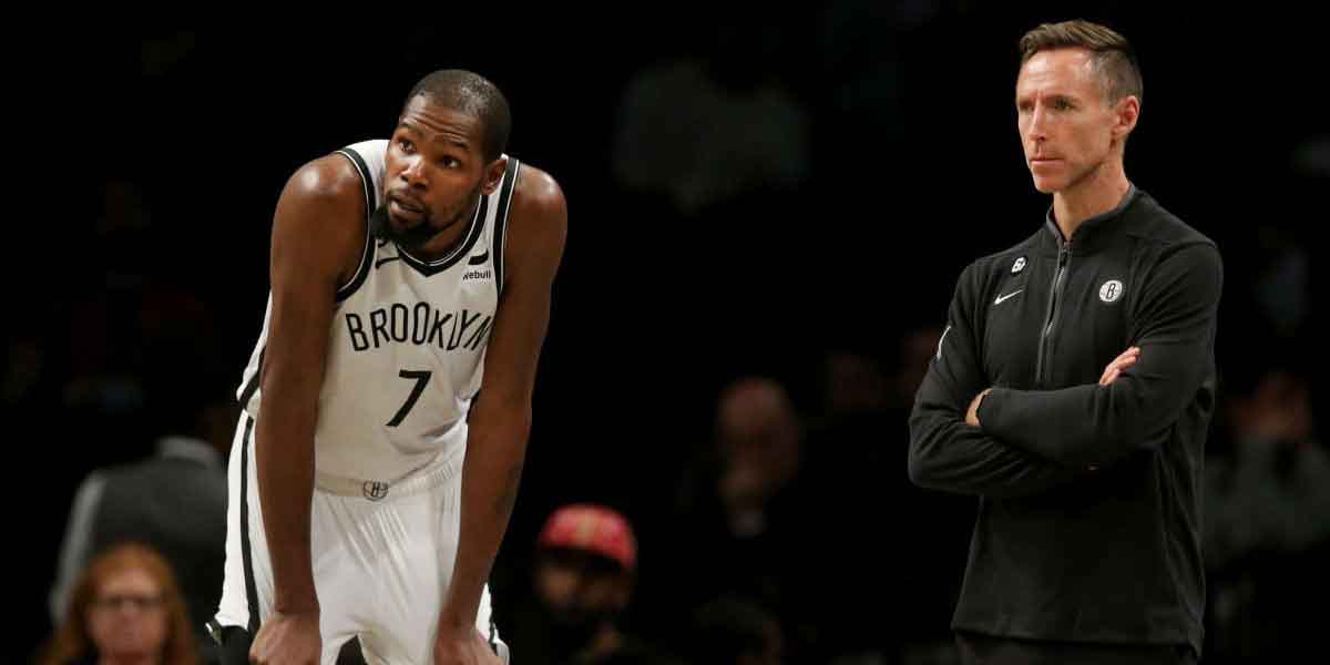 Kevin Durant con Steve Nash
