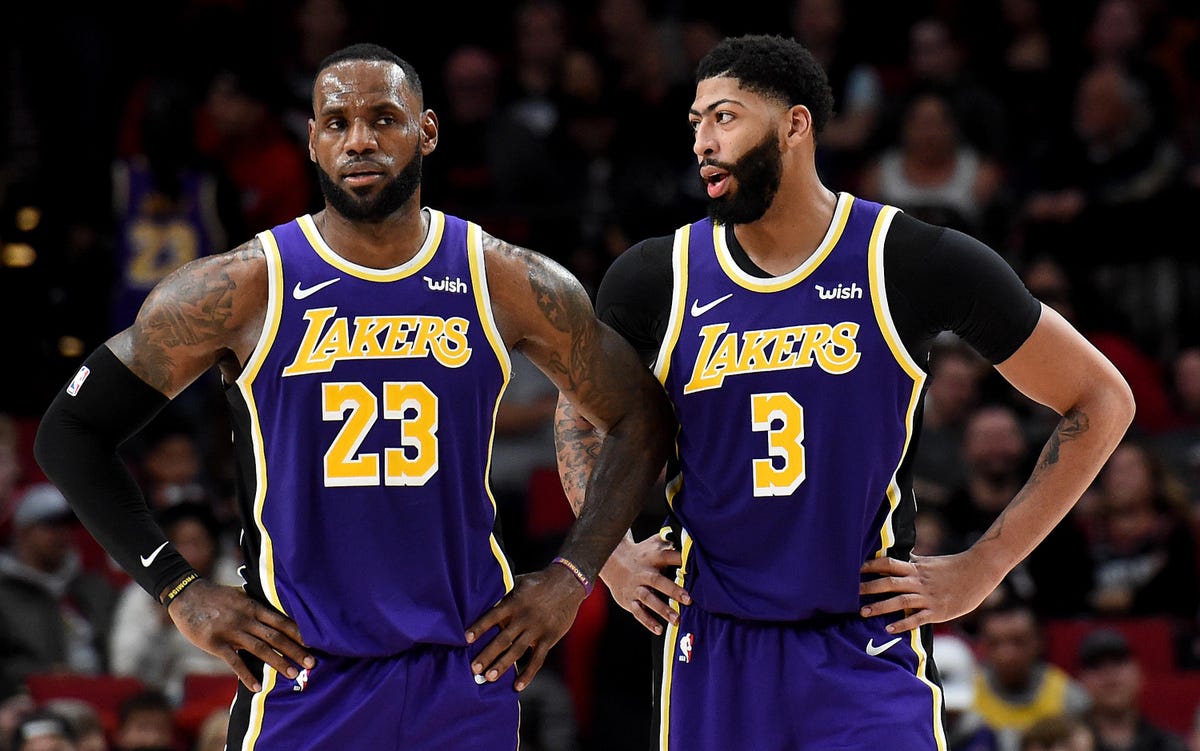 LeBron Anthony Davis Lakers