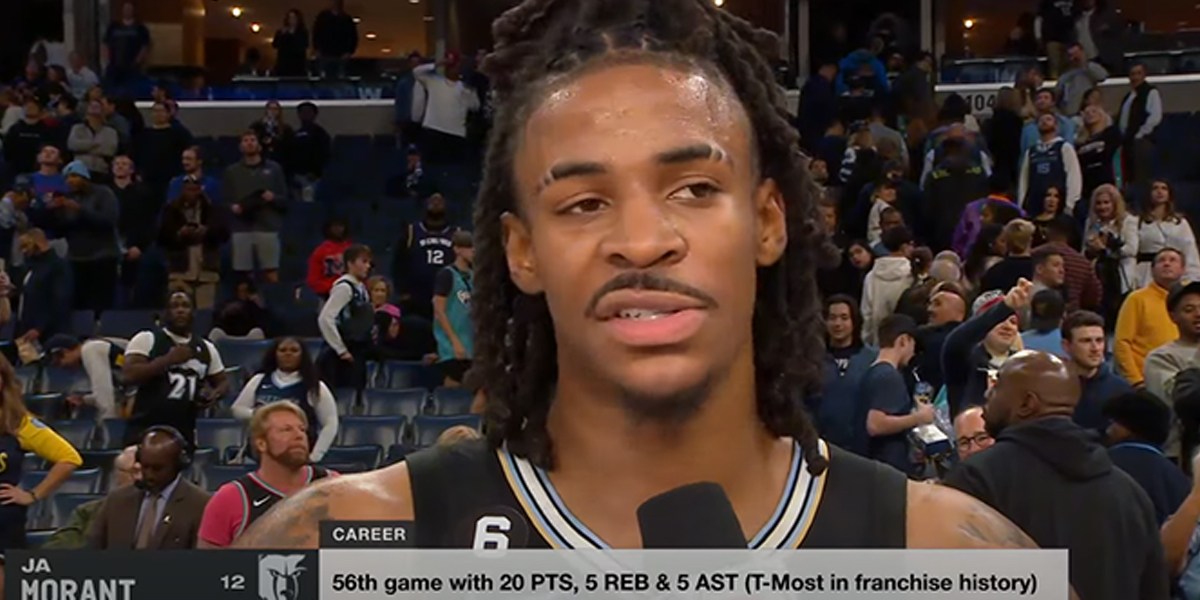 Ja Morant intervistato nel post gara