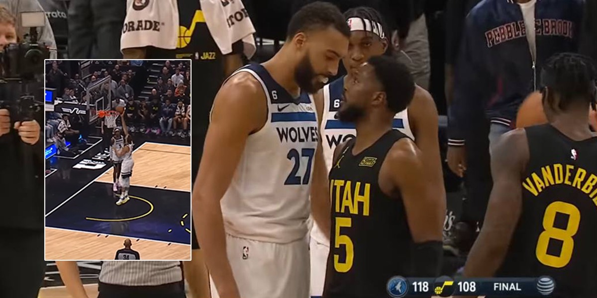 Rudy Gobert Vs Malik Beasley
