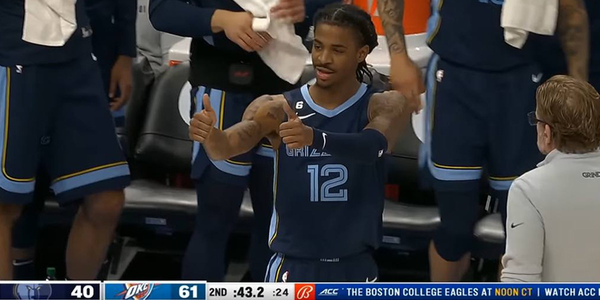 Ja Morant dopo l'espulsione contro i Thunder