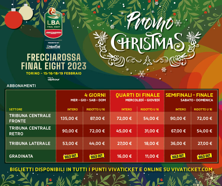 LBA, Promo Christmas Final Eight 2023 Dunkest