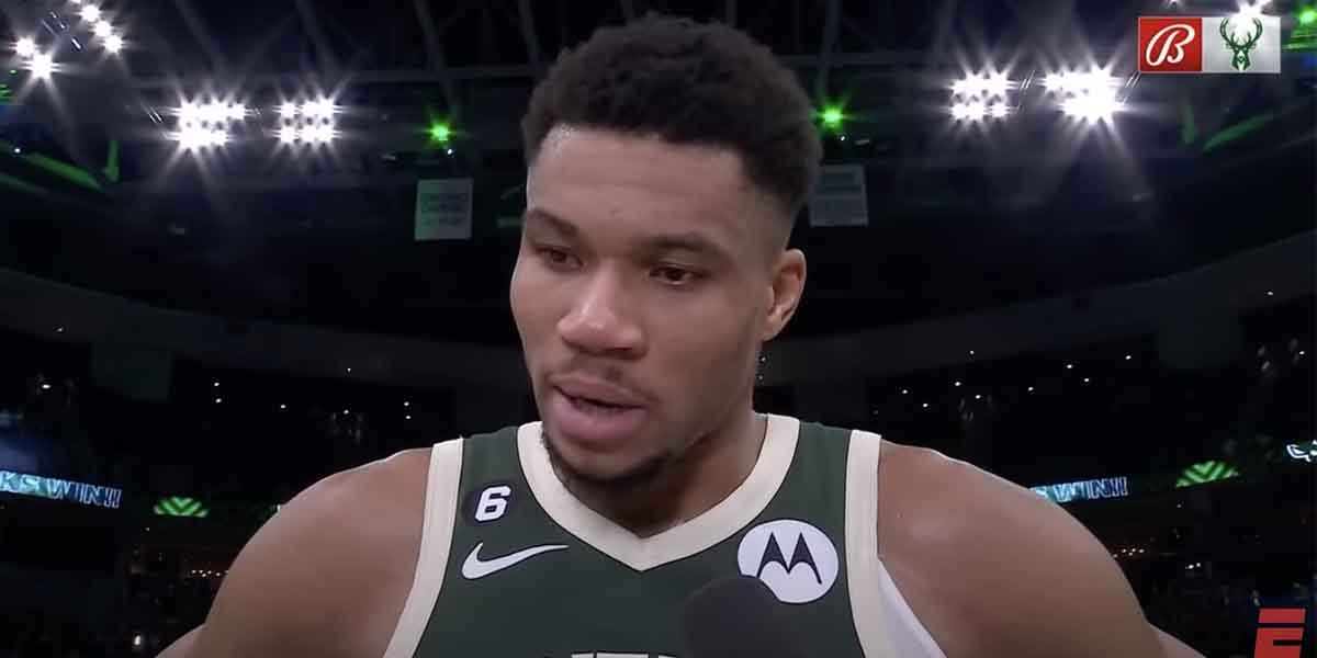 Giannis Antetokounmpo dopo aver segnato 55 punti ai Wizards