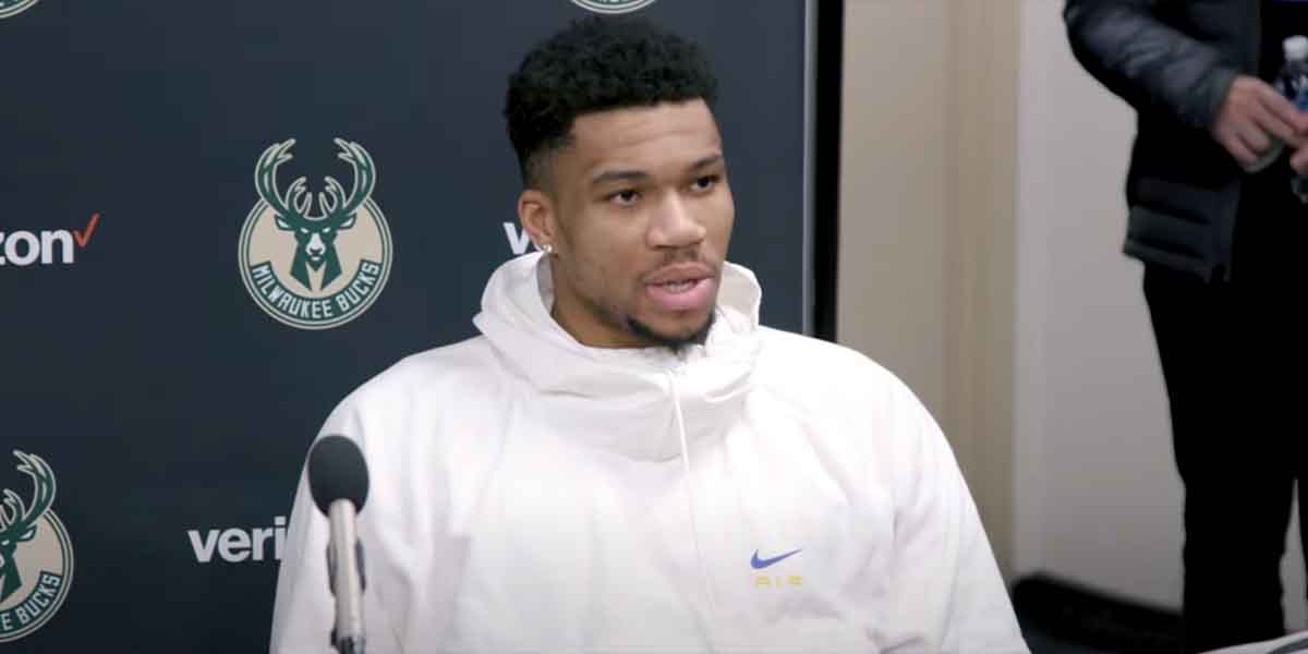 Giannis Antetokounmpo dopo la vittoria coi Knicks