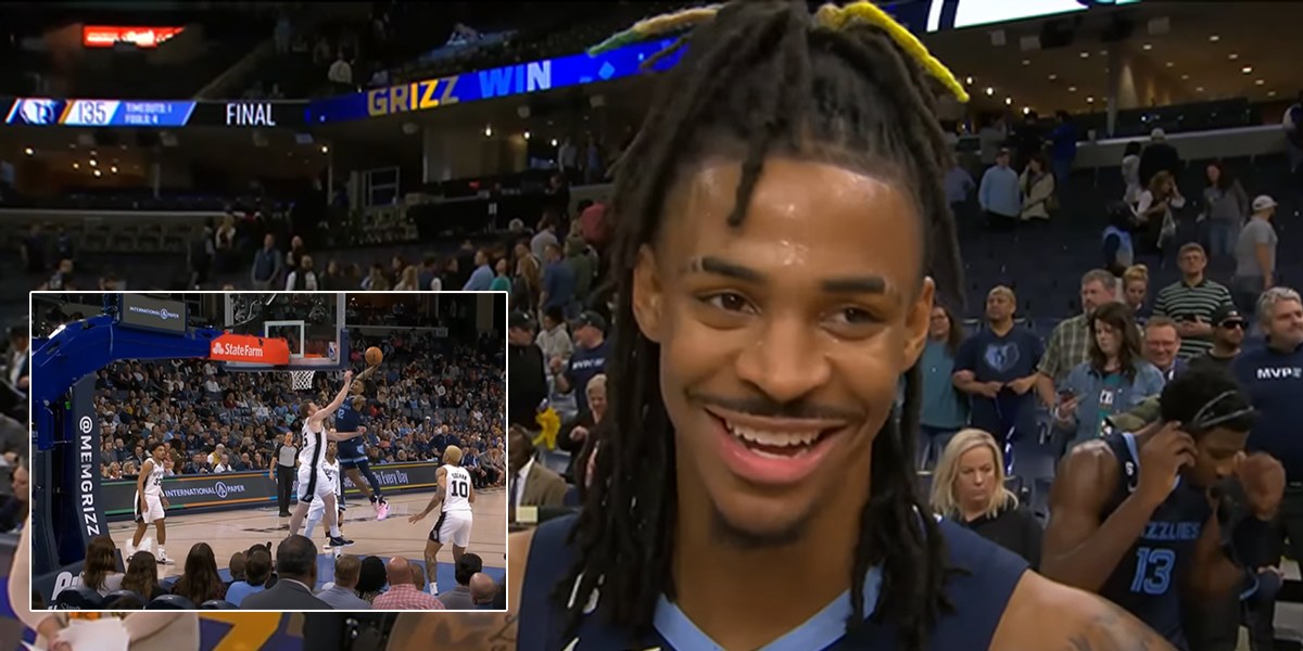 Ja Morant commenta la schiacciata su Jakob Poeltl
