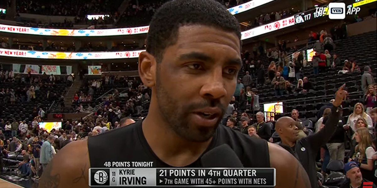 Kyrie Irving commenta i 48 punti contro i Jazz