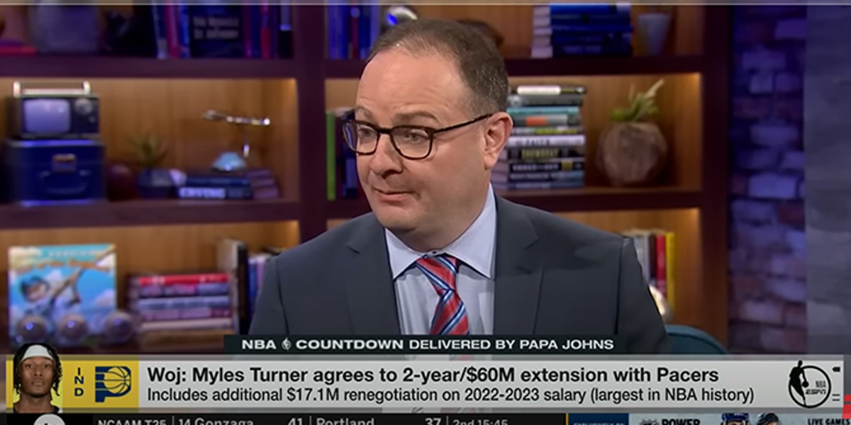 Adrian Wojnarowski sul rinnovo di Myles Turner