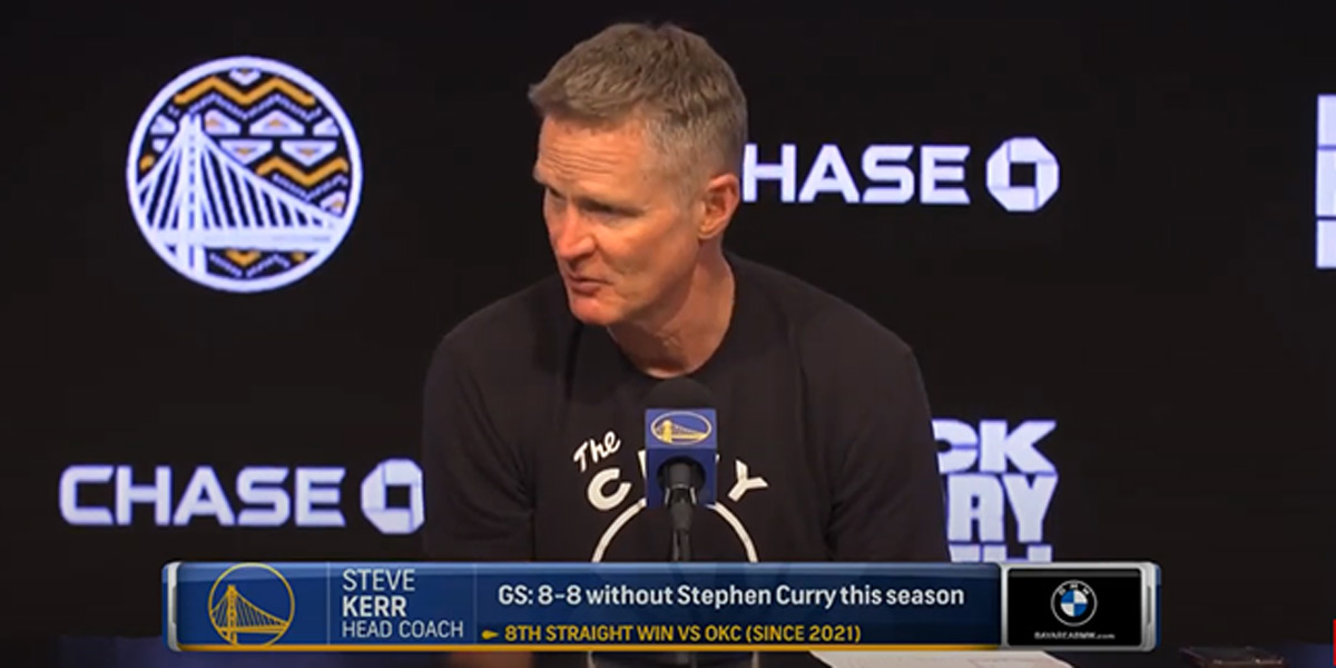 Steve Kerr su Klay Thompson