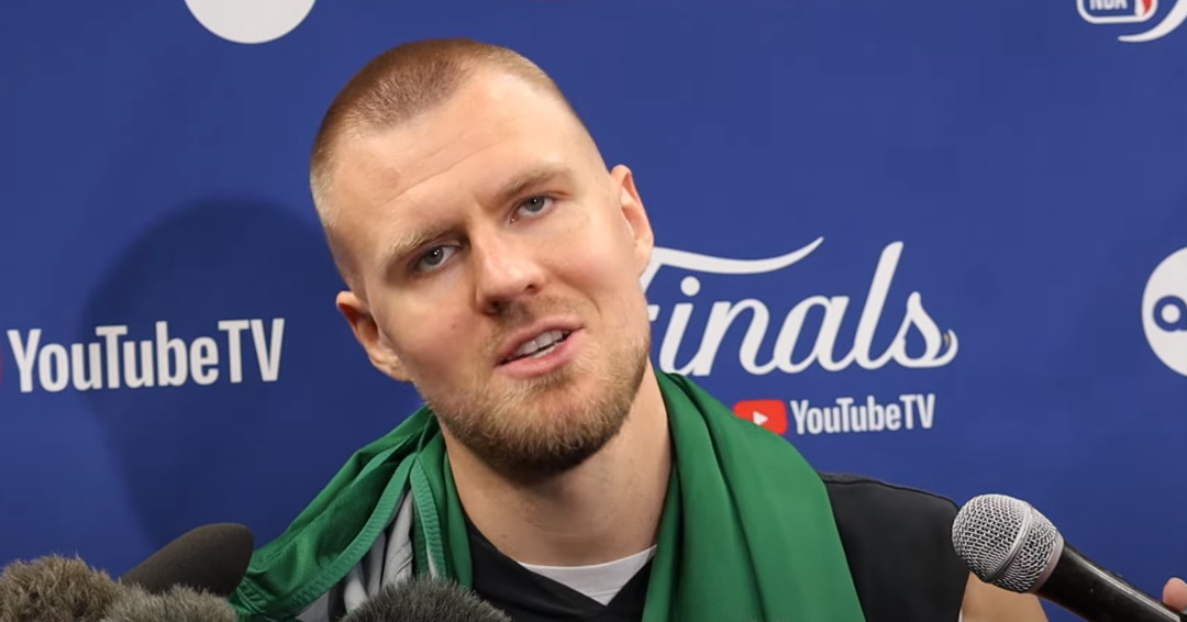 Kristaps Porzingis Boston Celtics NBA Finals 2024
