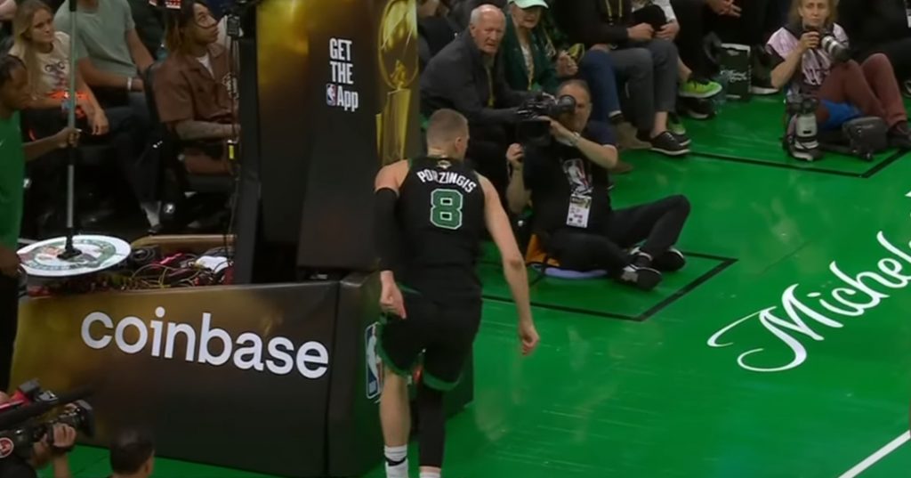 Kristaps Porzingis Injury Boston Celtics NBA Finals