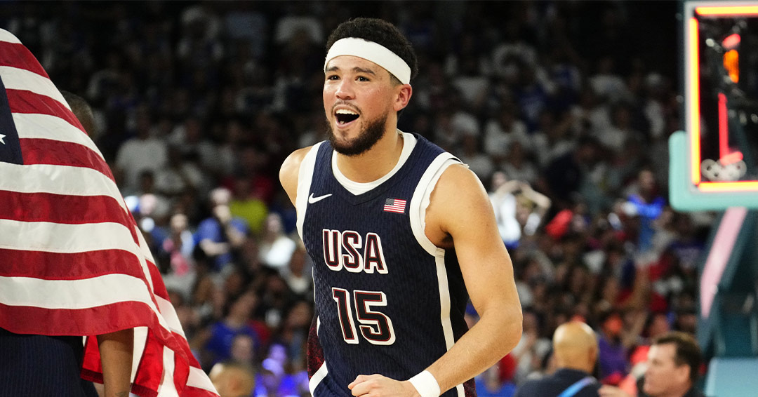 Devin Booker con Team USA alle Olimpiadi di Parigi 2024