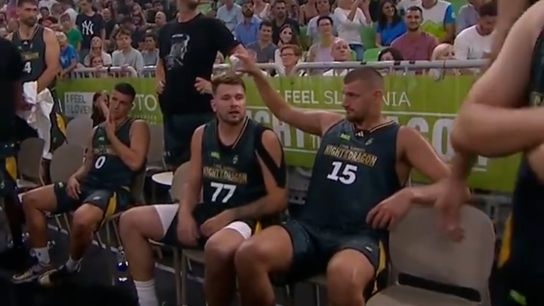 Luka Doncic e Nikola Jokic arewell Game di Goran Dragic