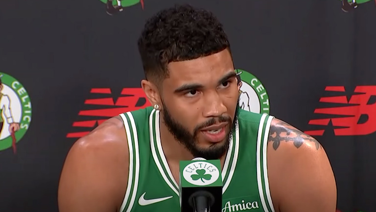 Jayson Tatum Boston Celtics Media Day 2024
