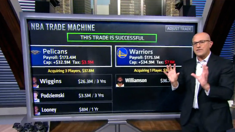 Zion Williamson Golden State Warriors Trade