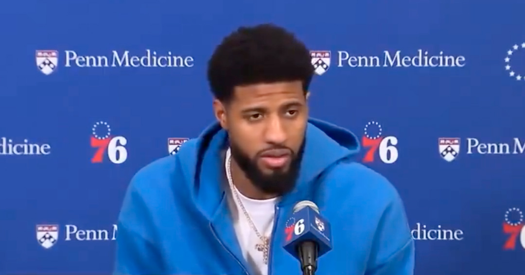 Paul George in conferenza stampa