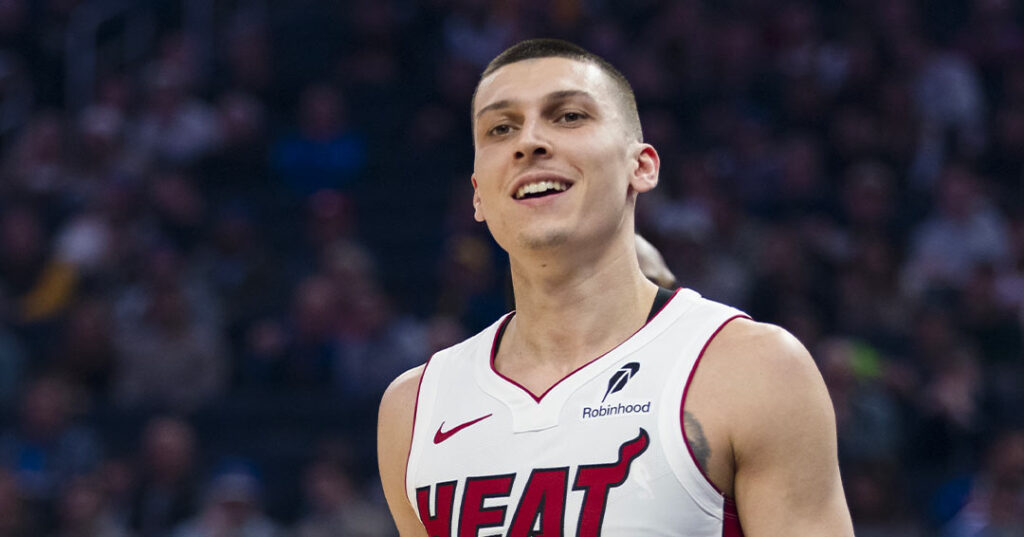 USA TODAY - Tyler Herro con la maglia dei Miami Heat