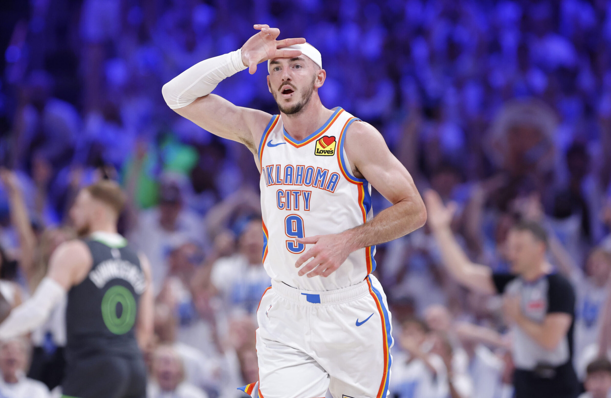 Alex Caruso Oklahoma City Thunder NBA Playoff