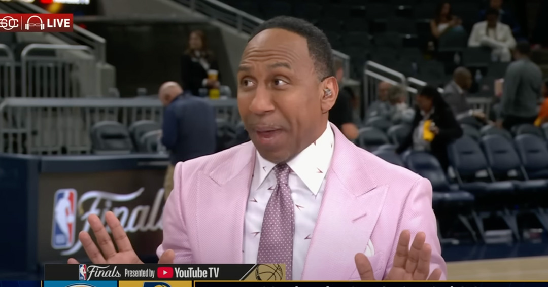 Stephen A. Smith, analista di ESPN, dopo Gara 6 delle NBA Finals tra Indiana Pacers e Oklahoma City Thunder